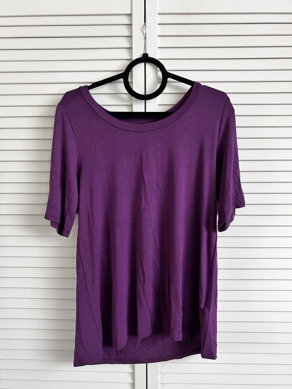LuLaRoe Women’s Purple Short Sleeve Boyfriend Tee, Size: XXS, NWT